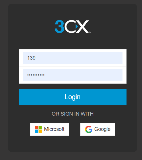 Inloggen op web client
